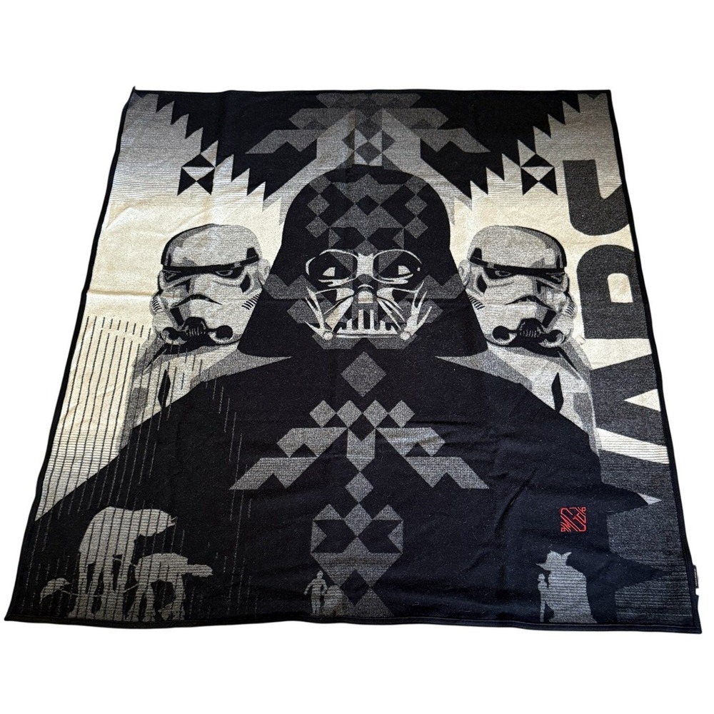 Pendleton Star Wars Empire Strikes Back Darth Vader Wool Blanket 64x72 Limited